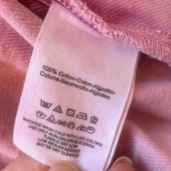 Free People  pink rumors acid wash denim jean jacket - Picture 4 of 7